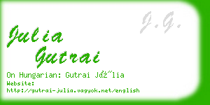 julia gutrai business card